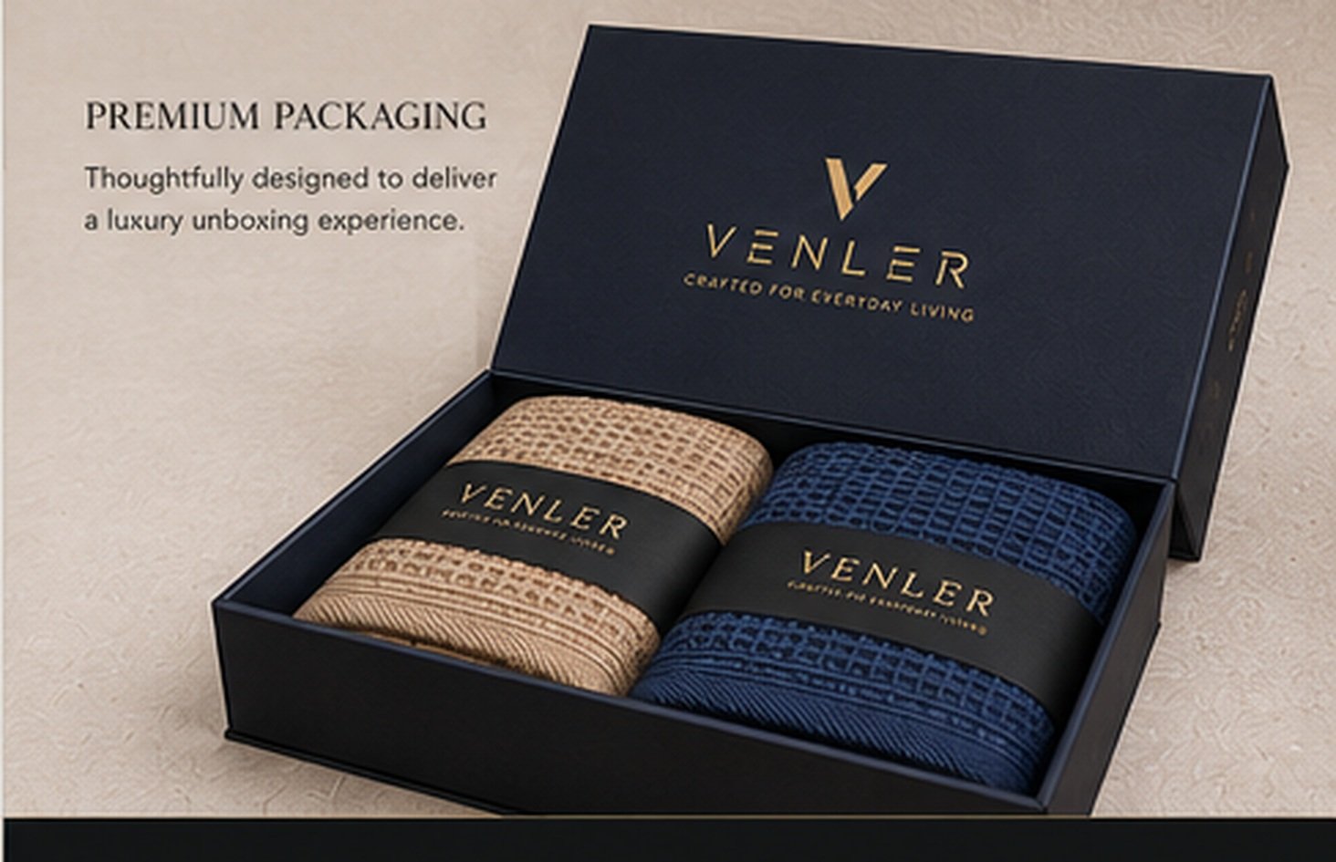 VENLER premium rigid magnetic gift box